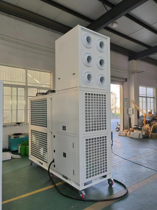 28KW zemin duruşlu HVAC birimli klima Endüstriyel Ticari ısıtma soğutma klima