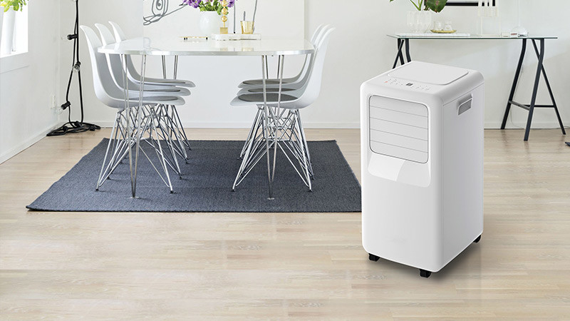 Akıllı Wi-Fi kontrolü olan Eco-Air taşınabilir klima (12,000 BTU)