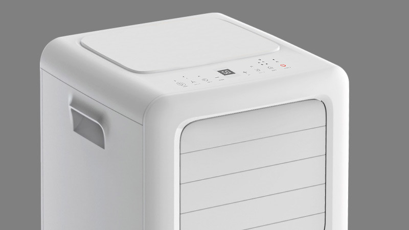 Akıllı Wi-Fi kontrolü olan Eco-Air taşınabilir klima (12,000 BTU)