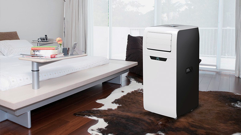 9000BTU WIFI uzaktan kumandalı nem kesici ve uyku moduyla taşınabilir oda AC üniteleri