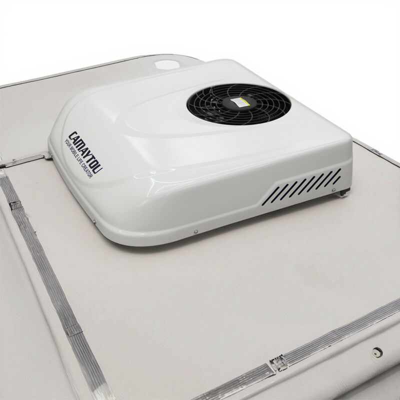 Çatı Tipi 12v Dc 12 Volt Klima Deniz Hava Soğutucu Kompakt Karavan 24v 48v Klima Tekne Van için