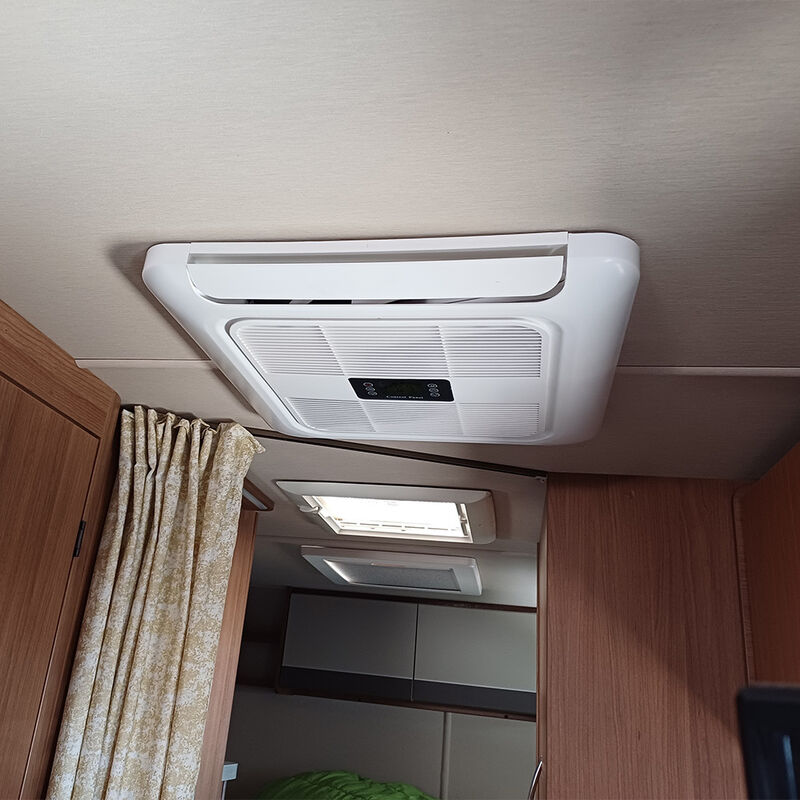 12 Volt RV Aircon 12v DC Kamp Kamyonet Araba Araç Klima 24v 48v Karavan Klima 12v